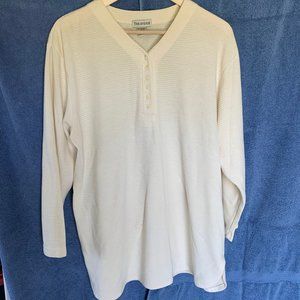 Long sleeve shirt in Cream size 14/16